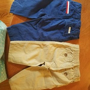 Like New 2 Tommy Hilfiger pants boy 6-9 months